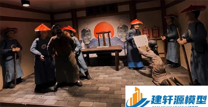 陈规除恶绅微缩场景